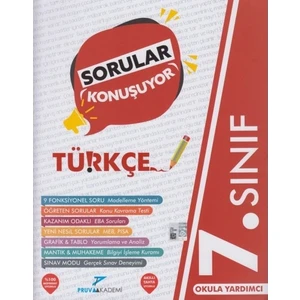 Pruva Akademi 7. Sınıf Türkçe Sorular Konuşuyor Soru Bankası
