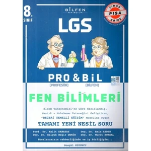 Bilfen Yayınları 8.Sınıf Fen 8 Pro&Bıl Soru Bankası