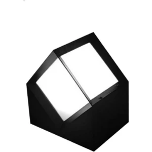 SekaTech Zita Bahçe Çim Duvar Mega Set Üstü Bahçe Armatürü Siyah Ip54 Dış Mekan E27 Duylu