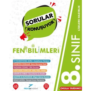 Pruva Akademi 8. Sınıf Fen Bilimleri Sorular Konuşuyor Soru Bankası