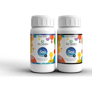 Sea A+B Deniz Dalgası Efekti Için Şeffaf Epoksi Reçine 500 gr