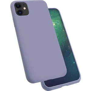 Case 4U Apple iPhone 11 Kılıf Silk Silikon + Cam Ekran Koruyucu Lila