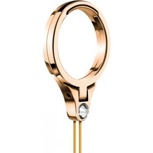 Elmas İşlemeli Standlı Yüzük Telefon Tutucu Al-24436 - Gold