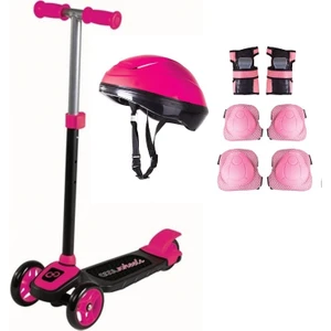 Furkan Toys Cool Wheels 3 Tekerlekli Twist Pembe  Scooter Takım