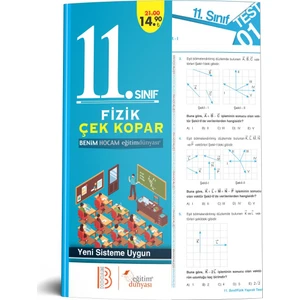 Eğitim Dünyası & Benim Hocam Yayınları - 11. Sınıf Fizik Çek Kopar Yaprak Test