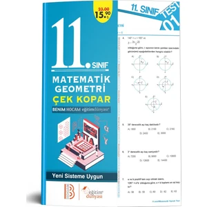Eğitim Dünyası & Benim Hocam Yayınları - 11. Sınıf Matematik Çek Kopar Yaprak Test