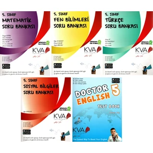 Koray Varol Akademi  5.Sınıf Soru Bankası Seti 5 Kitap