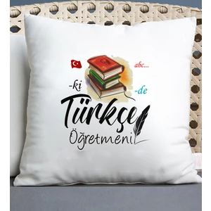 Nil Hediye Türkçe Öğretmen Temalı Yastık