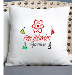 Nil Hediye Fen Bilimleri Öğretmeni Temalı Yastık