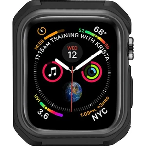 Apple Watch Uyumlu Serie 4/5 40 mm Defender Serisi Silikon Kılıf - Siyah MC1401