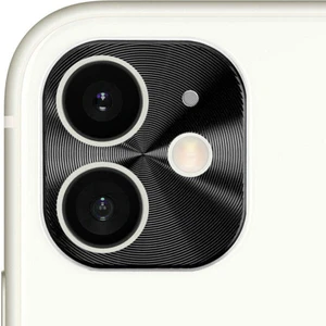 Apple iPhone 11 Kamera Lens Koruma Halkası - Kapalı Tasarım - Siyah