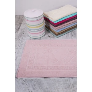 4 Adet Talia Serisi Ayak Havlusu 50x70 250gr - Pudra