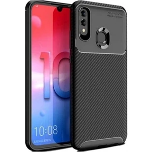 Tekno Grup Huawei P Smart 2019 Kılıf Karbon Desenli Lux Negro Silikon Siyah