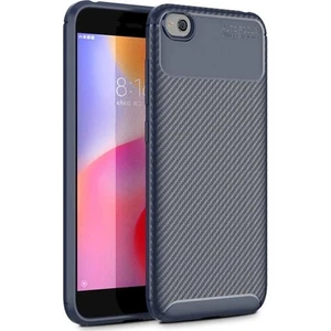 Tekno Grup Xiaomi Redmi Go Kılıf Karbon Desenli Lux Negro Silikon Lacivert