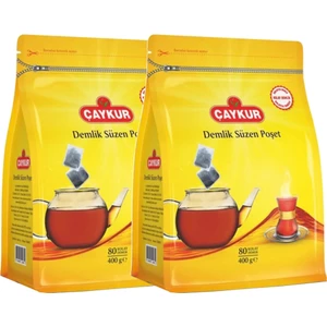 Kolay Demlik Süzen Poşet Çay 80'li 400 gr 2 Paket