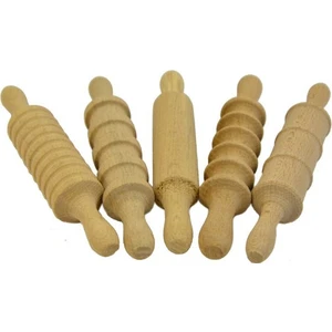 Bilgitoys Ahşap Merdane Seti 5 Li