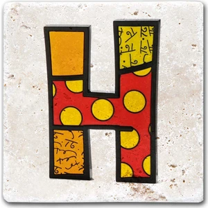 Oscar Stone Decor Harf Bardak Altlığı