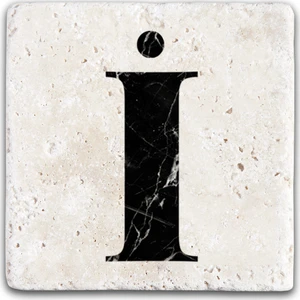 Oscar Stone Decor Harf Bardak Altlığı