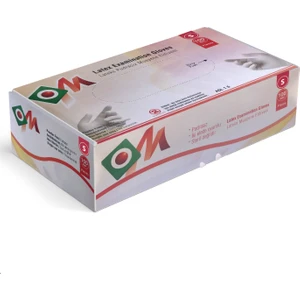 Pudrasız Lateks Eldiven 100'lü Paket S
