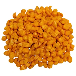 Ender Peyzaj Dekoratif Taş Terraryum Taşı Akvaryum Çakıl Taşı 2 kg Turuncu