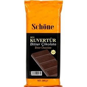Schöne 200 gr Bitter Kuvertür Çikolata