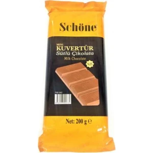Schöne 200 gr Sütlü Kuvertür Çikolata