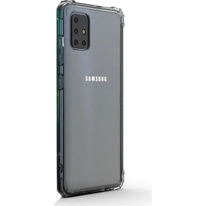 Samsung Galaxy A51 Kılıf AntiShock Ultra Koruma Sert Kapak Şeffaf