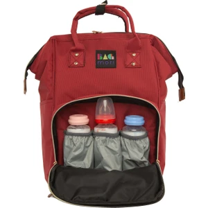 Bordo Anne Bebek Bakım Sırt Çantası