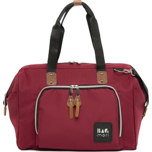 Bordo Askılı Anne Bebek Bakım Çantası