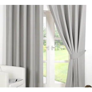 Caserta Home 1/3 Sık Pileli Blackout Karartma Güneşlik Perde V16 Açık Gri - 100 x 210 cm