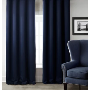 Caserta Home 1/3 Sık Pileli Blackout Karartma Güneşlik Perde V23 Lacivert - 100 x 210 cm