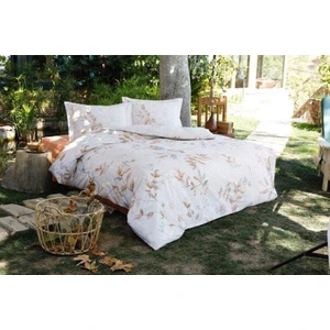 Nevresim Takımı Flanel Ck Autumn Floret Oranj