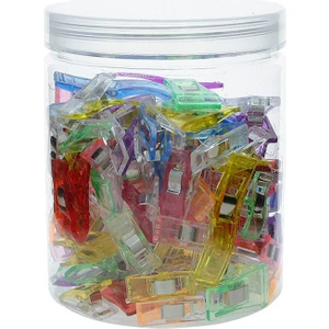 Plastik Klips Tutucu Mandal 120 Adet