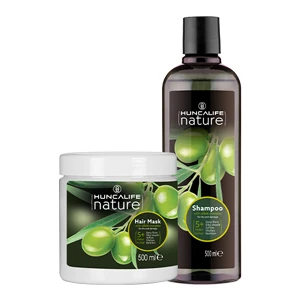 huncalife Nature Zeytinyağlı Şampuan 500 Ml + Saç Bakım Maskesi 500 Ml