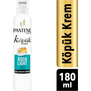 Köpük Saç Bakım Kremi Aqualight Arındırıcı ve Besleyici  180 ml