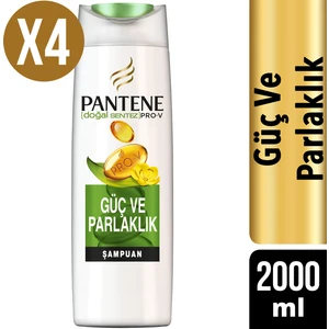 Şampuan Doğal Sentez Güç ve Parlaklık 4 x 500 ml