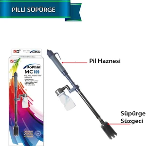 Dolphin Pilli Dip Süpürgesi