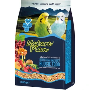 Nature Plan Meyve Aromalı Ve Ballı Muhabbet Kuşu Yemi 1000Gr