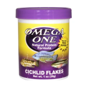 Omega One Cichlid Flakes 50Gr Açık