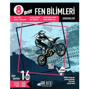 Son Viraj Yayınları 8. Sınıf Fen Bilimleri 16 lı Deneme Drift Serisi - Burak Doğancı