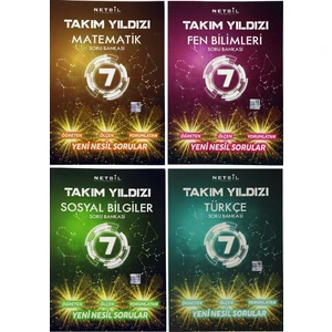 Netbil Takım Yıldızı 7. Sınıf Yeni Nesil Soru Bankası Seti 4 Kitap