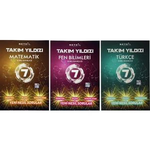 Netbil Takım Yıldızı 7. Sınıf Matematik Türkçe Fen Soru Bankası Seti