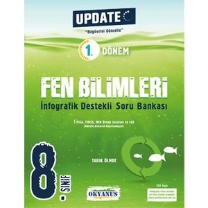 Okyanus Yayınları 8. Sınıf Update 1. Dönem İnfografik Destekli Fen Bilimleri  Soru Bankası
