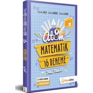 Hiper Zeka Yayınları Atom 8. Sınıf Matematik 16 Deneme