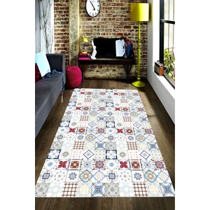 Kaymaz Taban Yıkanabilir Motif Desenli Dijital Baskılı Halı