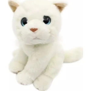 Peluş Beyaz Kedi 28 cm