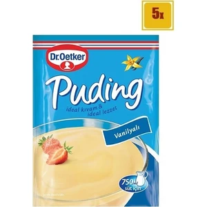 Dr.Oetker Puding Vanilyalı 125 gr x 5