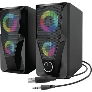 MD-336 2.0 6 Watt RGB Multimedya USB Speaker Siyah