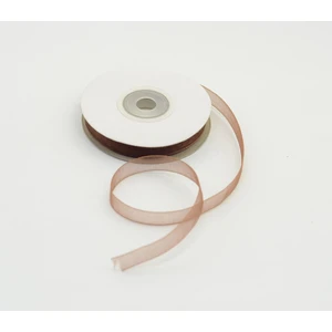 Güzel Şeyler Hobi Organze Tül Kurdele 1 cm Kahverengi 20 Mt.