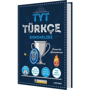 Antrenor Yayınları TYT Türkçe Denemeleri 15 Deneme